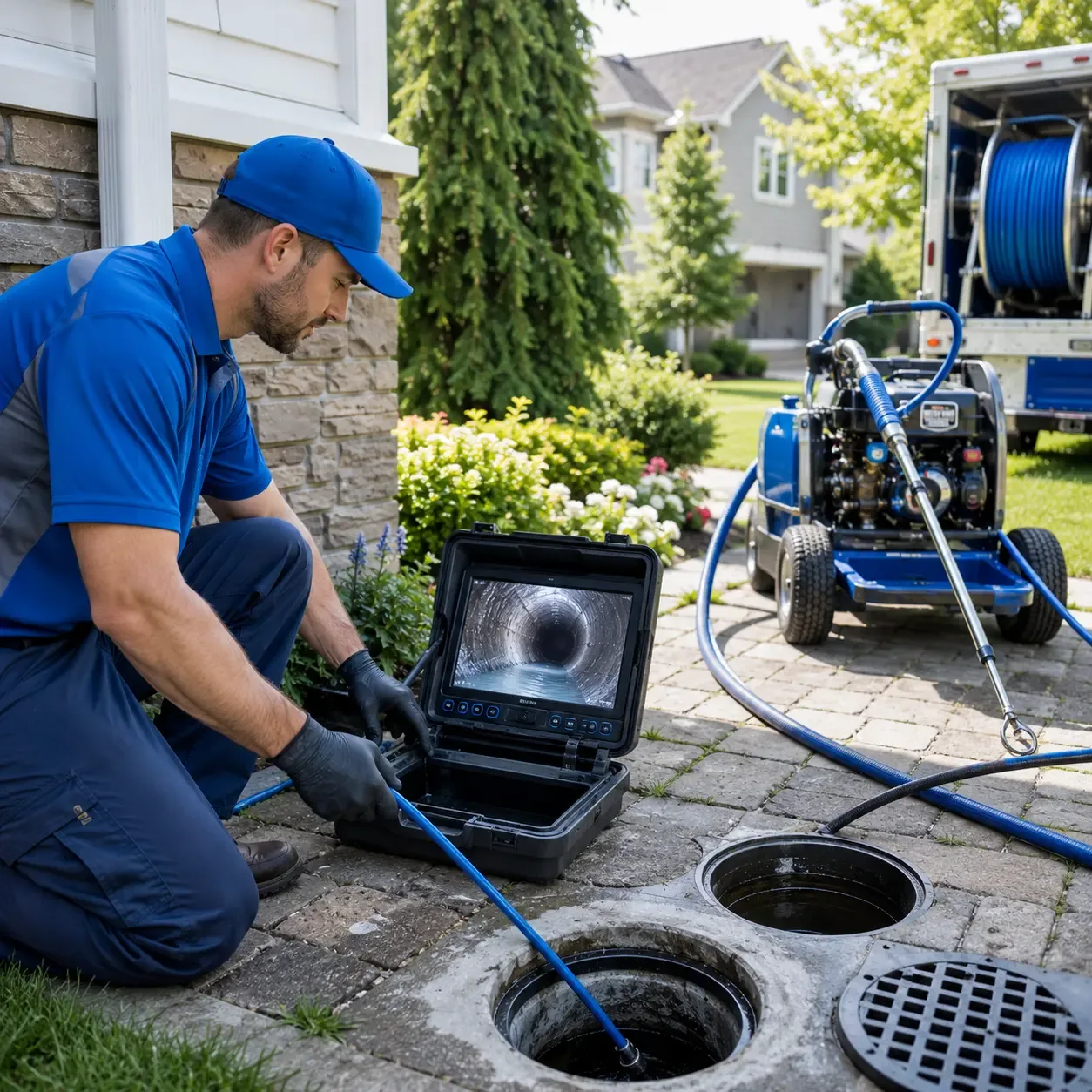 Outdoor drain cleaning professionals serving Auburn, NE