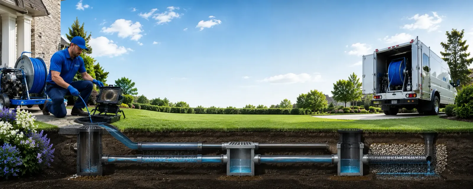 Outdoor drain cleaning information for Auburn, NE
